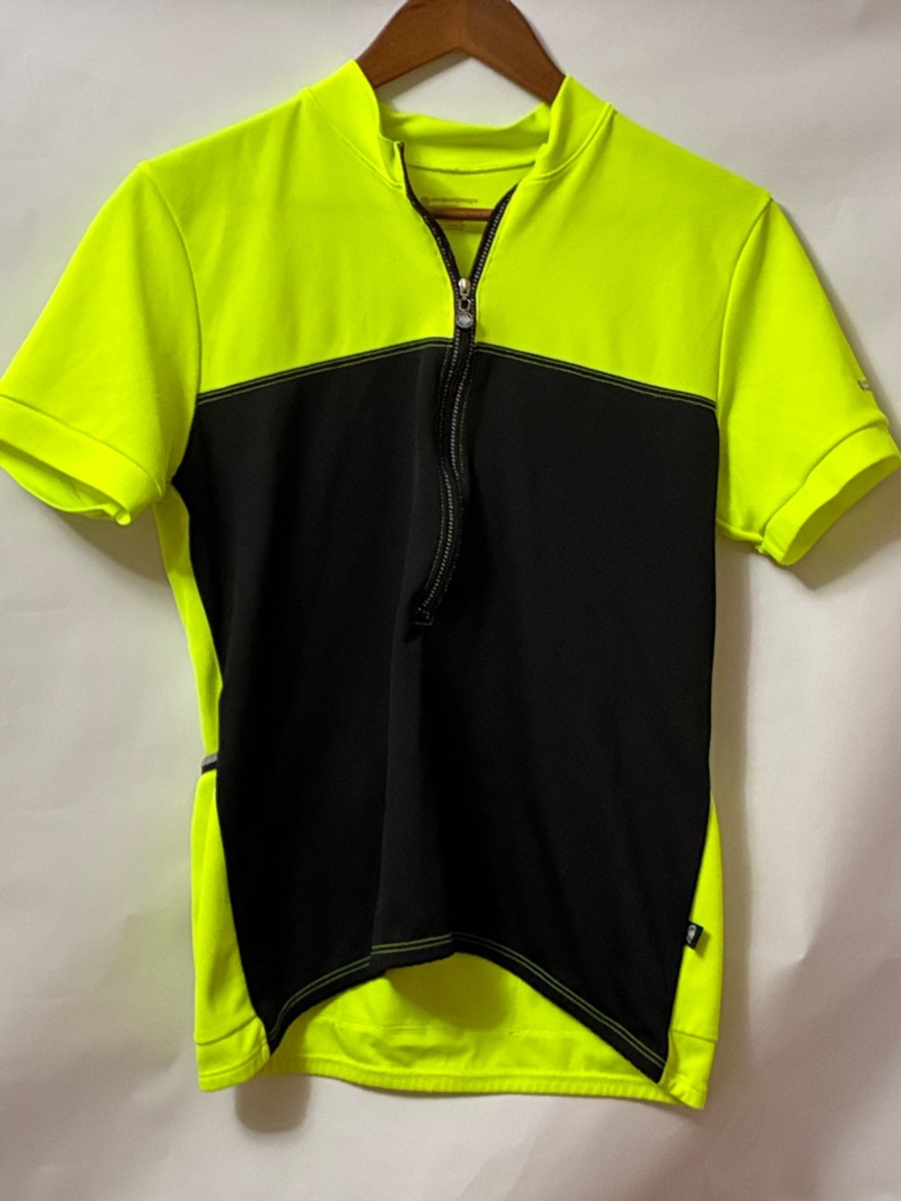 Aero/Tech/Designs Cycling Jersey Men’s Medium Safety Yellow and Black